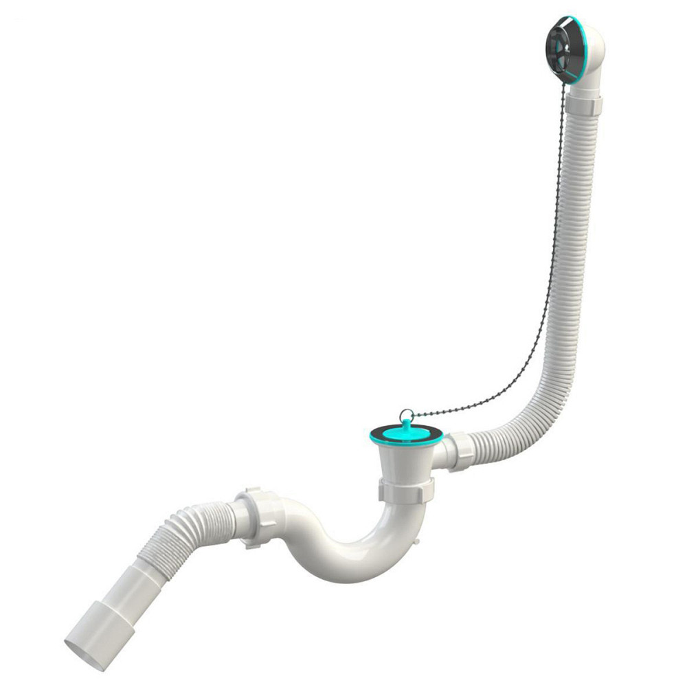 Сифон гнучкий для ванни ″Хвиля″ В0110 SOLOPLAST (000027830) Київ - фото 2