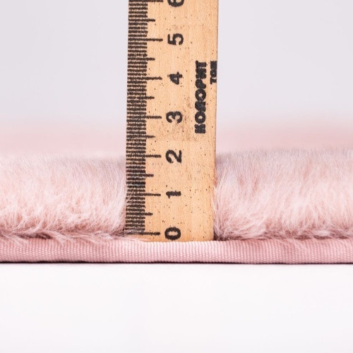 Килимок для підлоги еко-хутро Tweed 75*150см рожевий Дариана Житомир - изображение 6