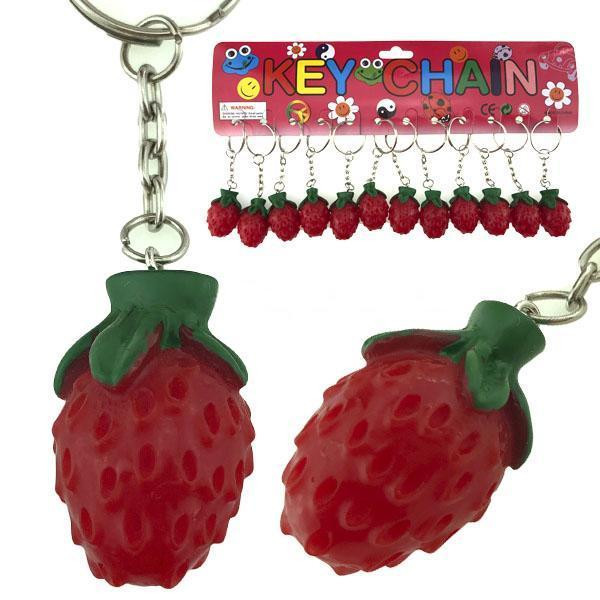 Брелоки для ключів Полуниця 12 шт Київ - фото 1