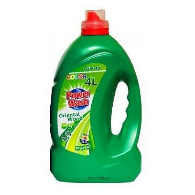 ГЕЛЬ ДЛЯ СТИРКИ ЦВЕТЫХ ВЕЩЕЙ POWER WASH, 4 Л (ПОЛЬША) Львов - изображение 1