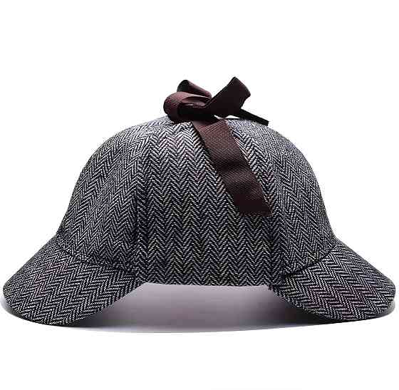 Кепка Шапелье шапка Шерлока Холмса RESTEQ, шляпа охотника за оленями на размер головы 55см Киев