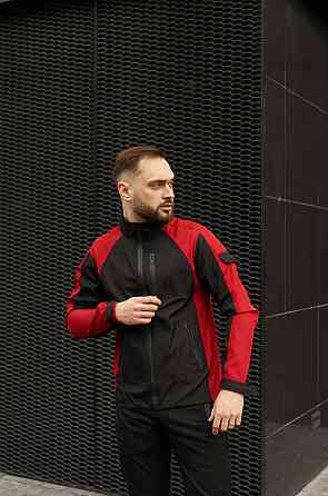 Чоловіча куртка soft shell спортивна софтшел демісезонна softshell осінь весна 'iForce' червона M Одеса