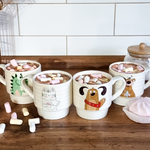 Набір чашок 4шт 320мл 021-04-20 S&T Житомир - изображение 3