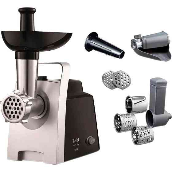М'ясорубка Tefal NE109838 сріблястий з чорним Харьков