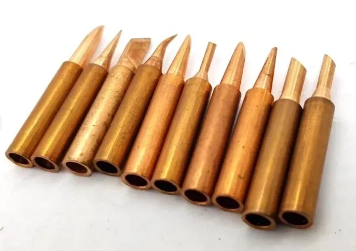 Набор медных жал к паяльнику 900M, 10 шт (I, B, K, 1.2D, 1.6D, 2.4D, 3.2D, 3C, 4C, 5C) Полтава - изображение 1