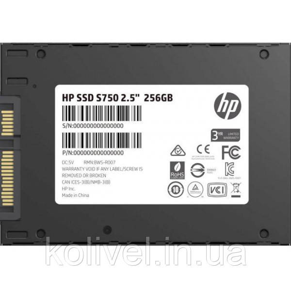 SSD 256Gb HP S750 SATA III 2.5