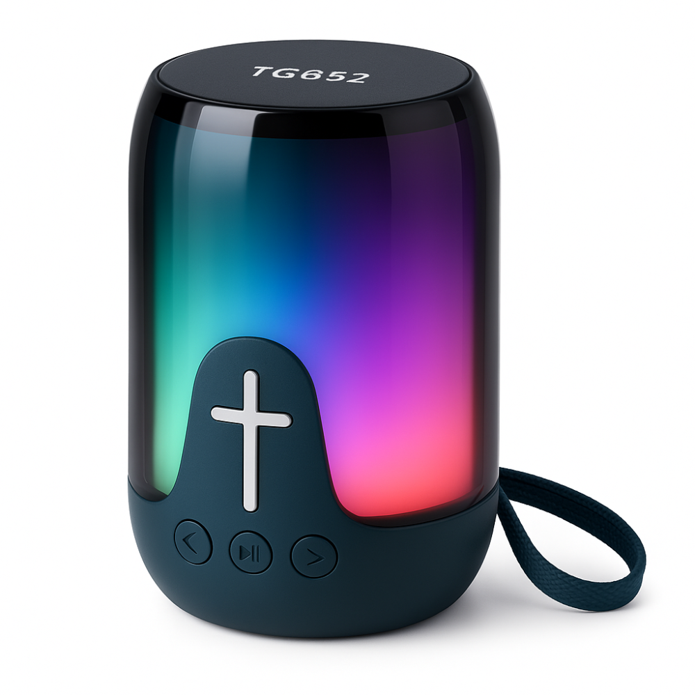 Портативна колонка з led підсвічуванням TG652, Колонка з підсвічуванням портативна WT-88 Львів - фото 16