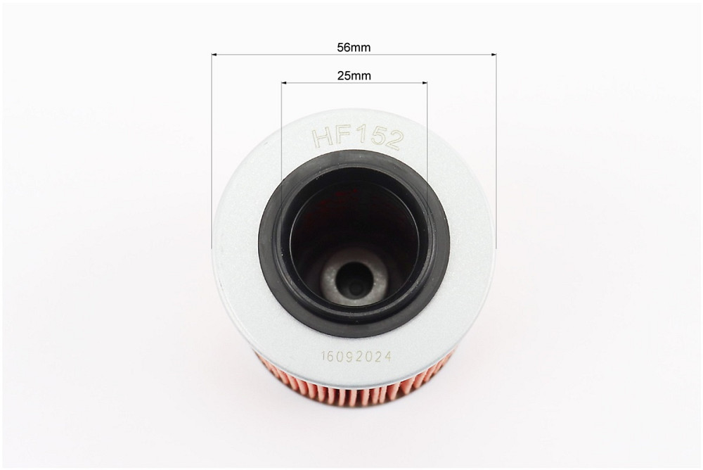 Фільтр-елемент масляний HF152 (56x74мм) APRILIA ETV/RSV/SL1000, Bombardier ATV 330/400/650/800 Outlander, Can-Am ATV 400/500/650/800 Outlander Бершадь - изображение 3
