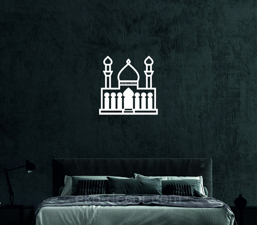 Декоративное настенное Панно «Ислам» Декор на стену 50*50 см, Белый Киев - изображение 4