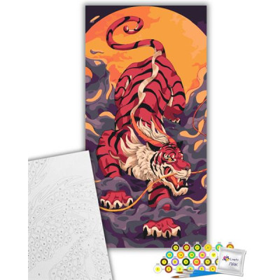 Картина по номерам ArtCraft Тигр, що підкрадається 40х80 см (11593-AC) Винница - изображение 1