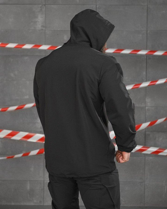 Облегченная тактическая куртка Cambodia черная полиция  НП4881 Одесса - изображение 3