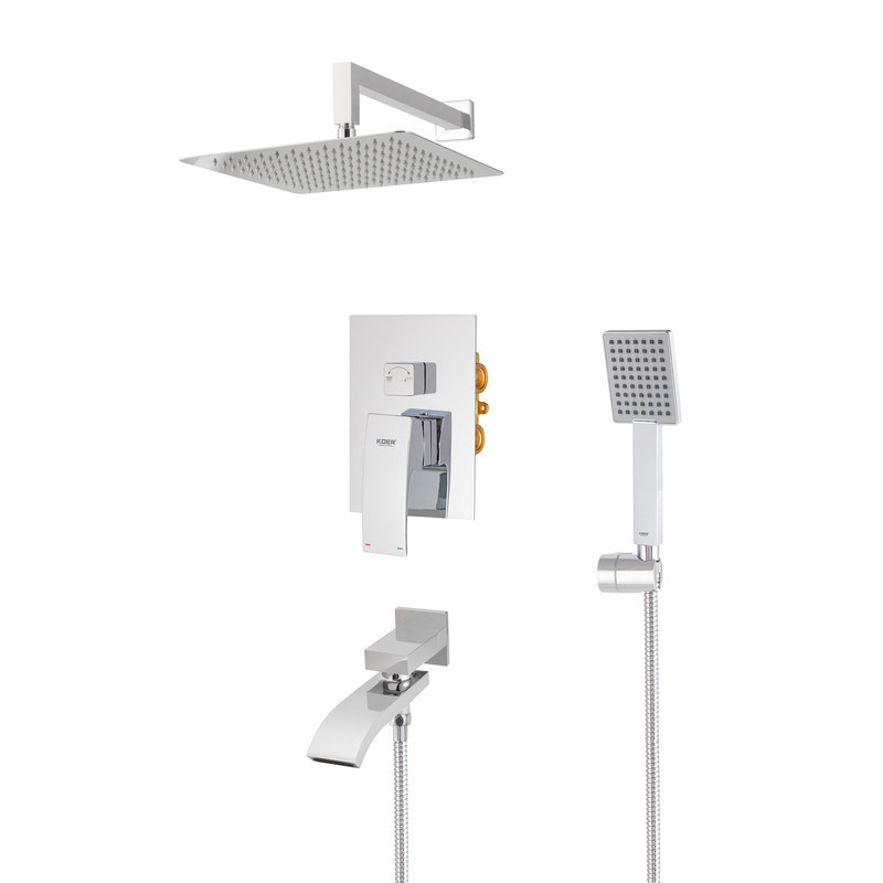 Вбудована душова система із змішувачем Koer KB-66007-01 (Колір хром) (KR3464) ( 27610 ) Харьков - изображение 5