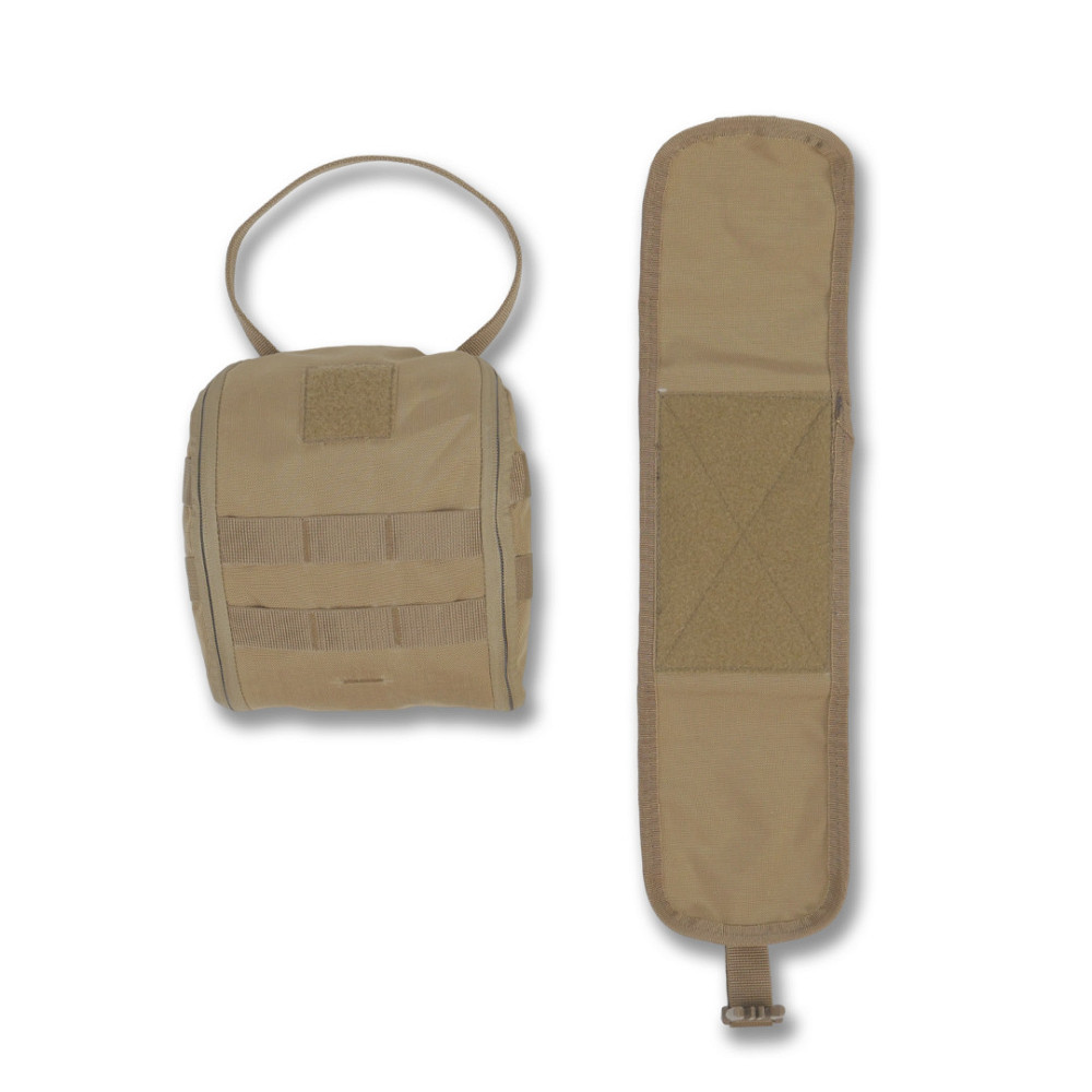 Подсумок-аптечка (быстрый сброс) Kiborg GU Cordura Coyote. Отрывной аптечный подсумок на пояс Киев - изображение 4