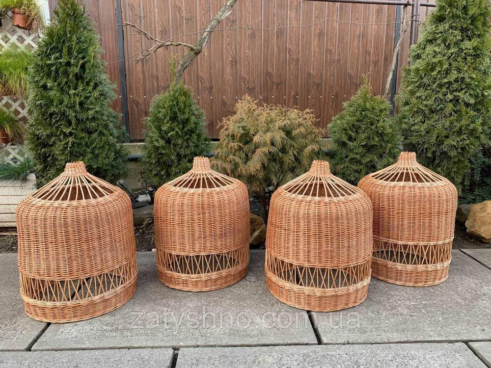 Кофейная  плетеная люстра Киев - изображение 3