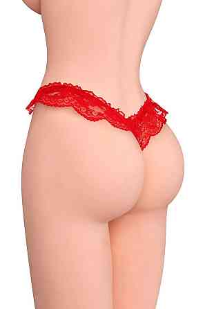 Трусики с жемчугом Fashion Secret Romance Red Sex Aura Киев