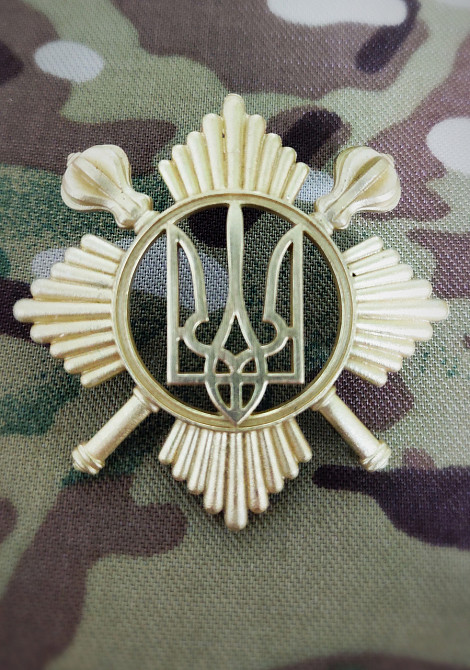 Беретний знак Президентського полку метал Запоріжжя - фото 3