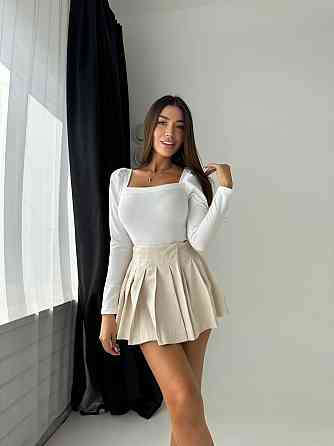 Женская базовая кофта с квадратным вырезом креп-дайвинг Белый, 42/44 Одесса