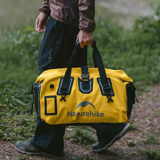Водонепроникна дорожня сумка Naturehike CNK2450XB015, 90 л, жовта Київ