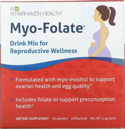 Міо-фолат (інозитол,міо-фолат) Fairhaven Health  Myo-Folate 30 пакет Київ