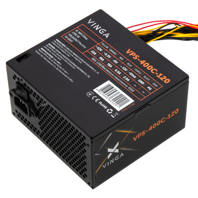 Блок живлення Vinga 400W ОЕМ (VPS-400С-120) Вінниця - фото 2