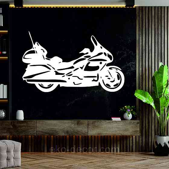 Декоративное настенное Панно «Байк» Декор на стену 90*71 см, Белый Киев