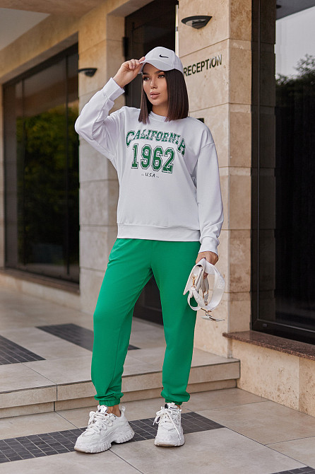 Спортивный женский костюм двунитка Mason 50-52, Зеленый Киев - изображение 1