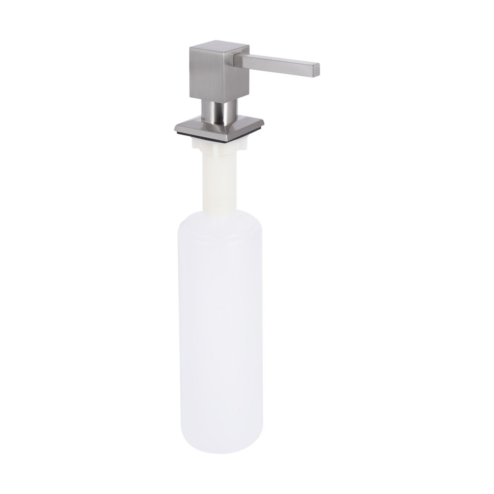 Дозатор для моющего средства Lidz LK117 квадратный Brushed Steel (LDLK117BRU46399) Киев - изображение 1