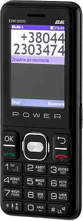 Мобільний телефон 2E E240 2023 Dual Sim Black (688130251068) Чорний Харків