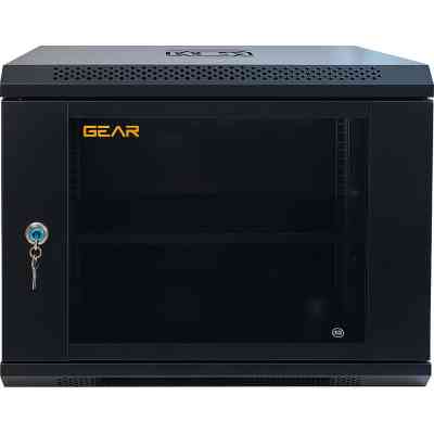 Шафа настінна GEAR 9U 19&quot; 600x450x500 мм, + полка 19&quot;, black (GWMSN-9U-600-450) Вінниця