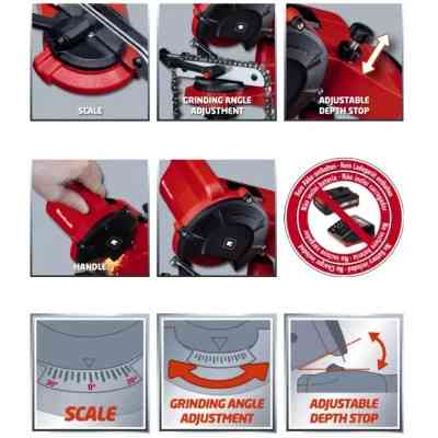 Точильний верстат Einhell для заточування ланцюгів GE-CS 18 Li - Solo, 18В PXC (без АКБ та ЗП) (4499940) Вінниця