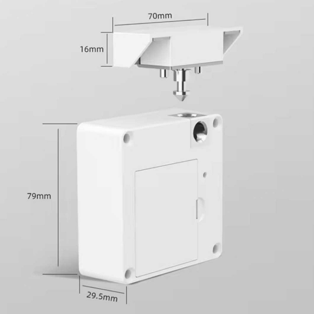 Меблевий RFID замок SEVEN LOCK SL-7733 white Київ - фото 6