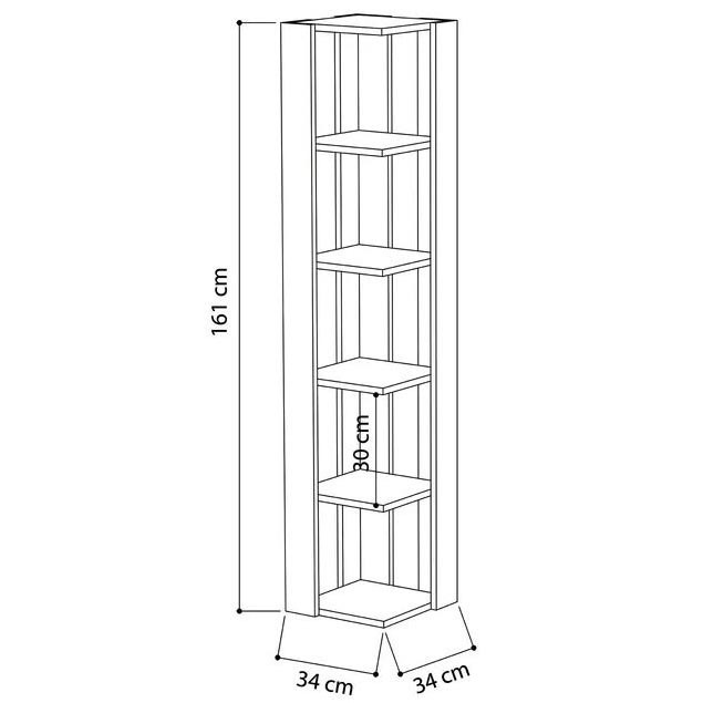 Стеллаж угловой 