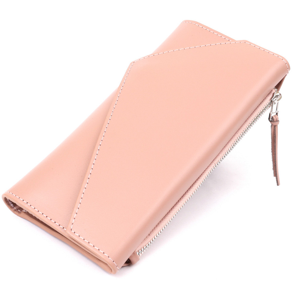 Жіночий гаманець GRANDE PELLE 11360 Рожевий Київ - фото 1