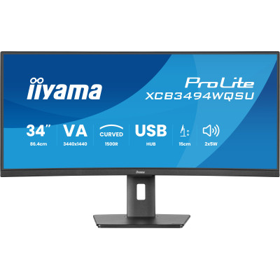 Монитор iiyama XCB3494WQSU-B1 Винница - изображение 1
