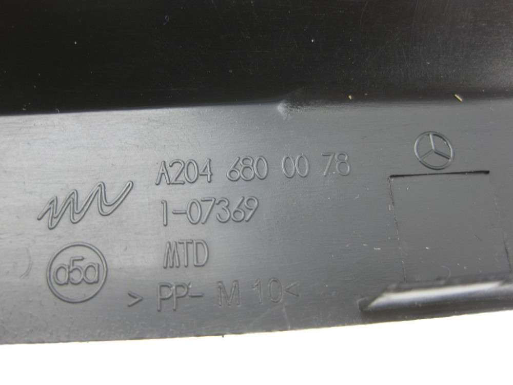 Mercedes-Benz  A2046800078 9051 Кришка правого торця панелі приладів чорна C-Class W204 Англія Одеса - фото 8