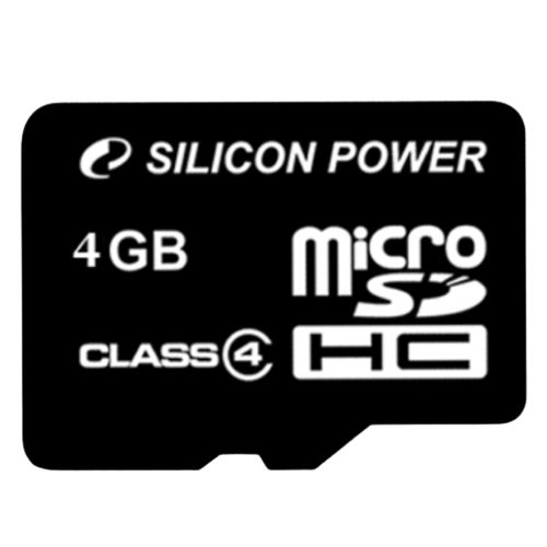 Карта пам'яті microSDHC 4Гб Сlass 4 Silicon Power (no adapter) Житомир