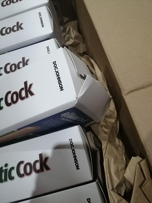 Фаллоимитатор Doc Johnson The Realistic Cock 8 inch White - ULTRASKYN, Vack-U-Lock (мятая упаковка!!!) Sex Aura Киев - изображение 3