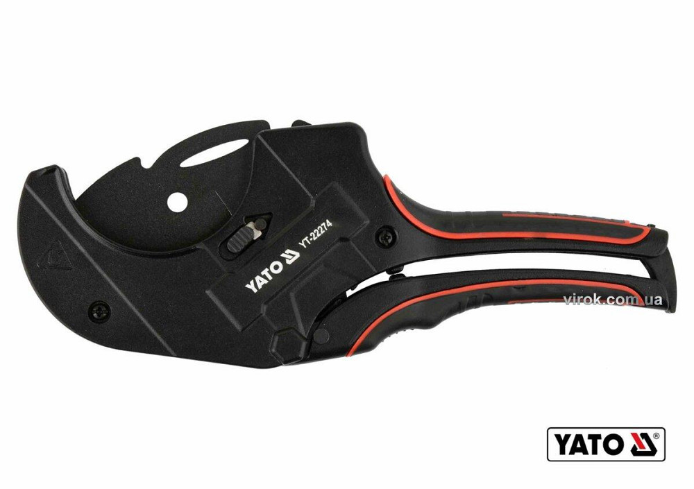 Труборіз для ПВХ труб YATO : max Ø75 мм, алюмінієвий корпус, ручка- ABS + TPR [10/30/360] Одеса - фото 1