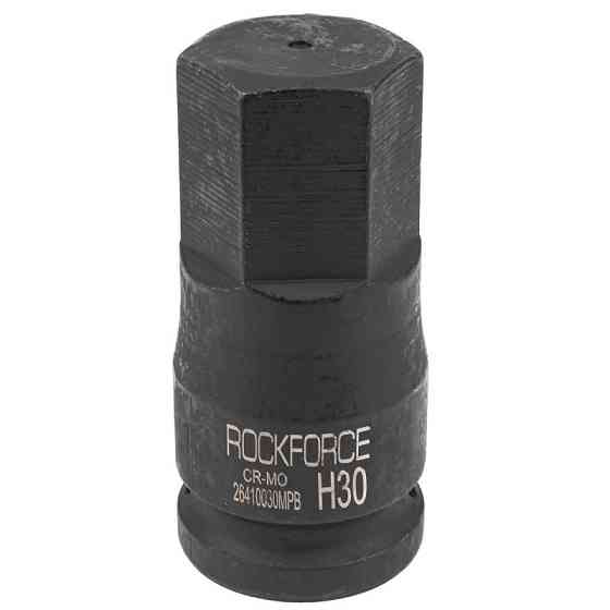 Головка-бита ударна 6-гранна 30 мм, 3/4" ROCKFORCE RF-26410030MPB Одеса