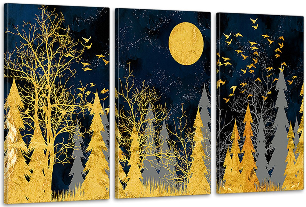 Модульная картина в гостиную / спальню Ліс   ART-125_3A 100х150 см Киев - изображение 1