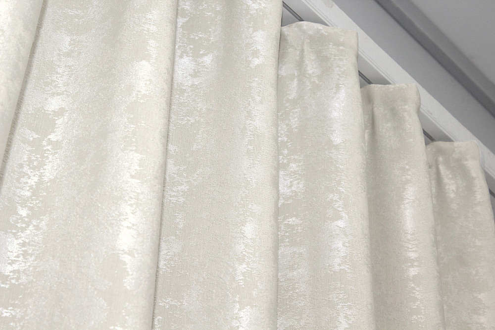 Комплект готових штор VR-Textil Жакард Sultan YL № 1294ш Молочний 150х270 см 2 шт (33-0142) Київ - фото 6