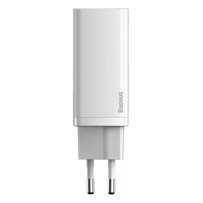 Універсальний зарядний пристрій Baseus Wall Charger GaN2 Lite USB-C+USB 65W CCGAN2L-B02 (Білий) Миколаїв - фото 2