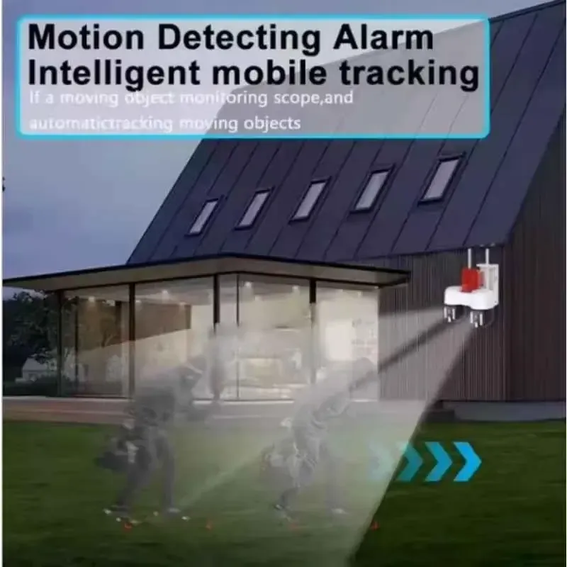 Высокопроизводительная камера видеонаблюдения с двумя направлениями движения, WIFI, горизонтальное вращение на 360° и вертикальное на 90°, водонепрони Коломыя - изображение 7