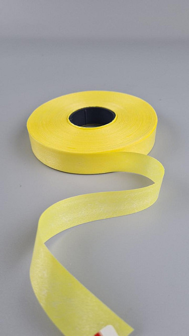 Лента полипропиленовая для воздушных шаров и подарков 2 см х 100 ярдов желтая  (1 пачка) Харьков - изображение 1