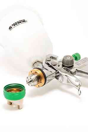 Фарбопульт MASTERTOOL HVLP ВБ 600 мл пластик Ø1.3 мм 150-220 л/хв 3-4 бар тип А 80-8901 Рівне