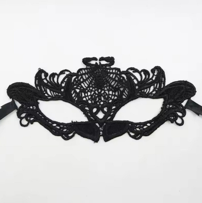 Маска для лица карнавальная Скорпион унисекс one size черный Киев - изображение 1