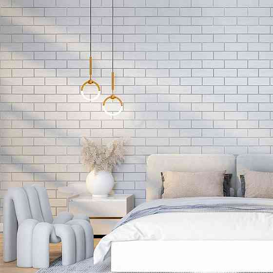 Панель стінова 700х700х4мм Біла цегла зі сріблом SW-00001502 Дніпро