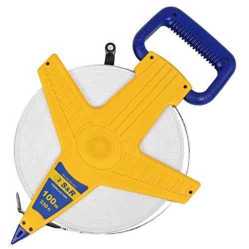 Рулетка S&R FIBERGLASS TAPE 100 м x 13 мм Одесса