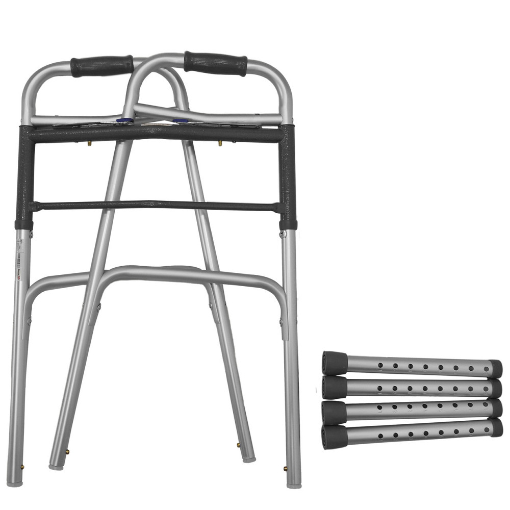 Ходунки складані з двома кнопками, сталеві Doctor Life 12850/ST Дніпро - фото 2