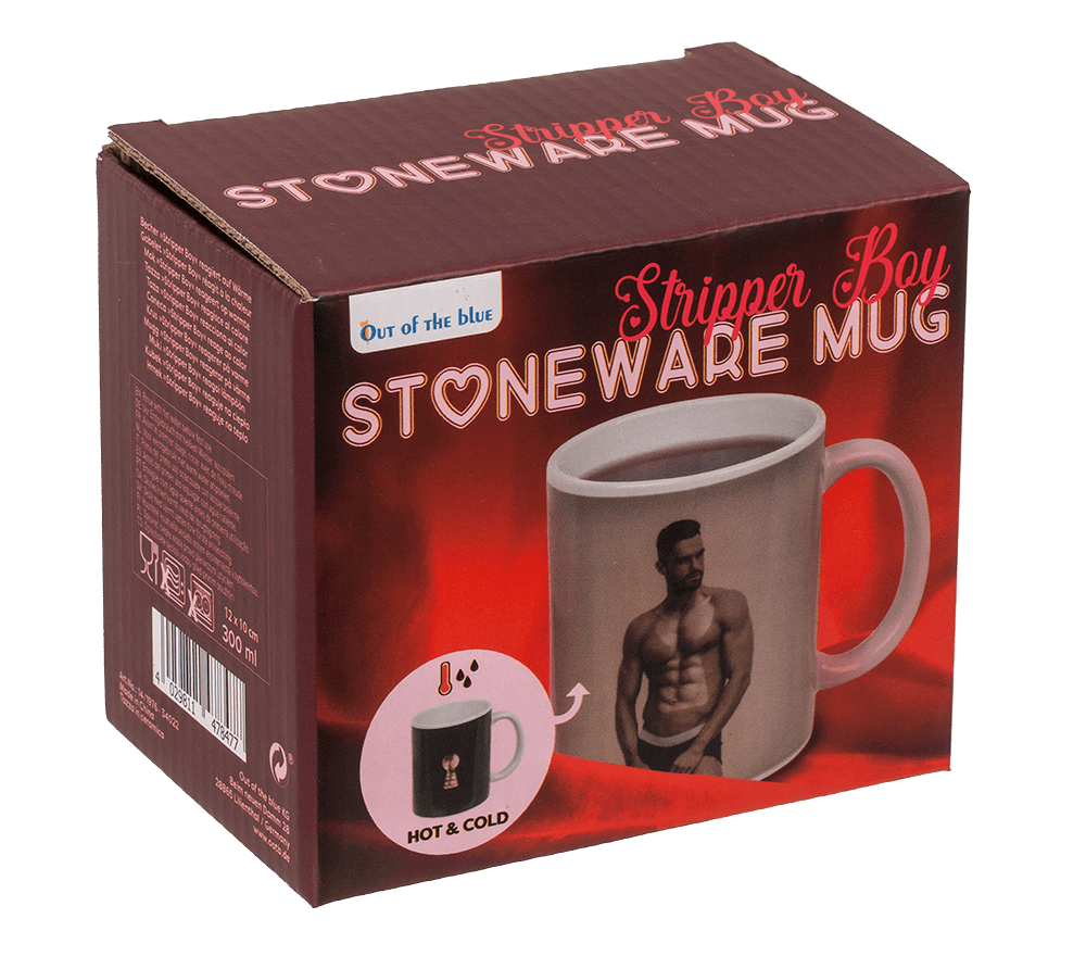 Чашка з термоефектом Stoneware Mug Stripper Boy, 300 мл Sex Aura Київ - фото 9